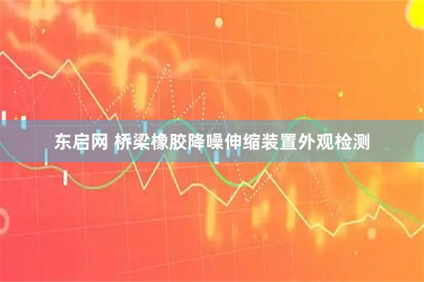 东启网 桥梁橡胶降噪伸缩装置外观检测