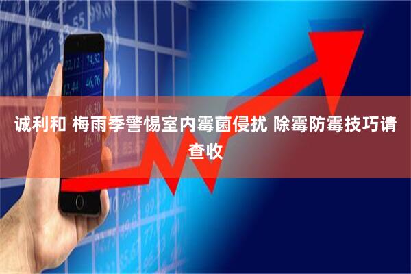 诚利和 梅雨季警惕室内霉菌侵扰 除霉防霉技巧请查收